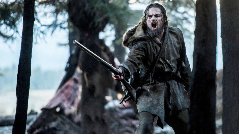 DiCaprio é o explorador Hugh Glass e diz ele que haverá sangue