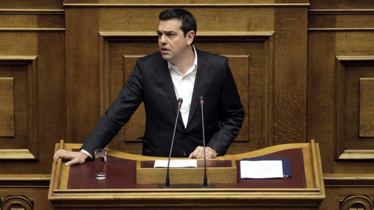 O chefe do governo grego, Alexis Tsipras