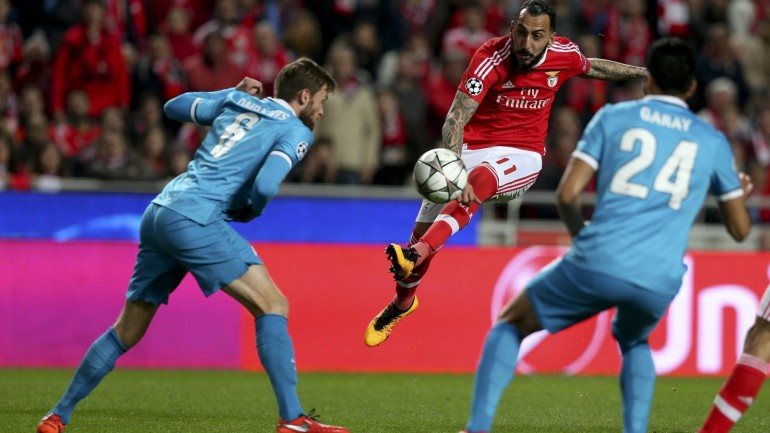 Na primeira mão, no Estádio da Luz, o Benfica venceu por 1-0 com um golo de Jonas já perto do final da partida