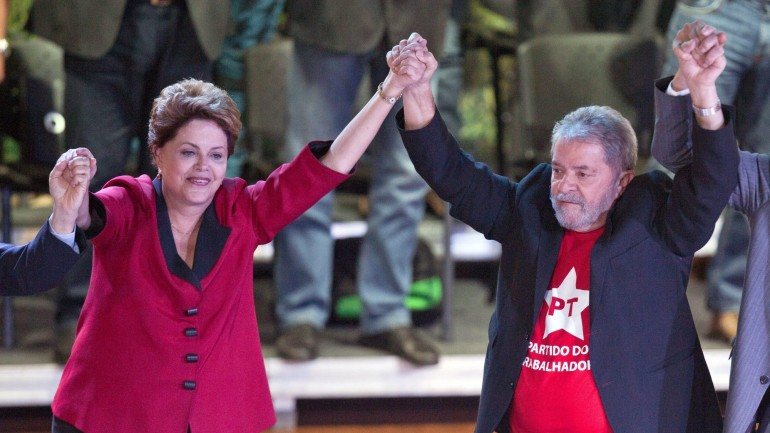 Chefe de Estado Dilma Rousseff com Lula da Silva