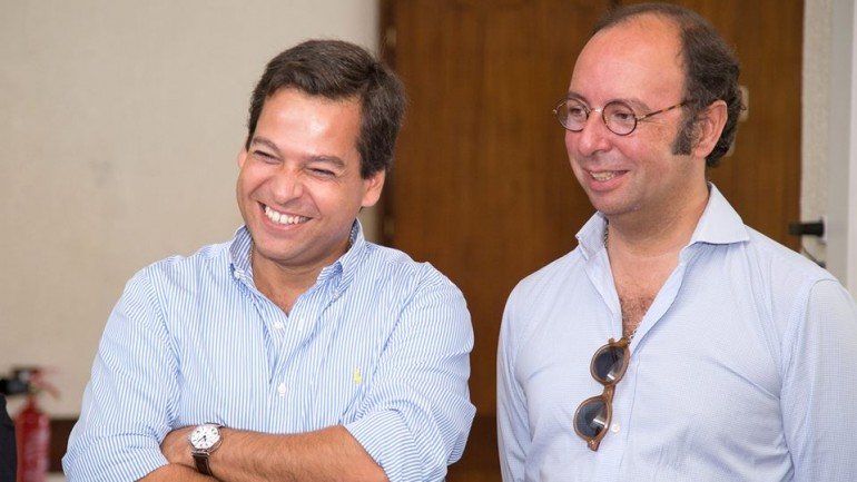 Lobo d' Ávila com Raul Almeida, que também foi eleito para o Conselho Nacional