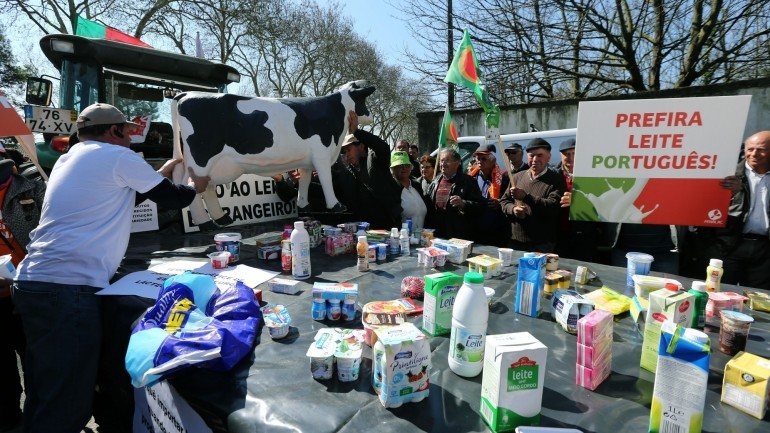 Produtores de leite acusam Pingo Doce e Continente de não darem resposta às reinvindicações do setor