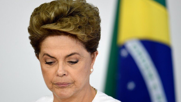 Dilma Rousseff aguarda o resultado no Palácio do Planalto, em Brasília