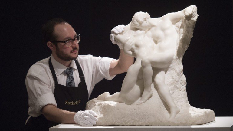 O anterior recorde para uma escultura de Rodin remonta a maio de 2008, com uma obra vendida por 18,97 milhões de dólares