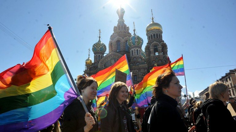A Rússia promulgou uma &quot;Lei contra a propaganda homossexual&quot; em 2013