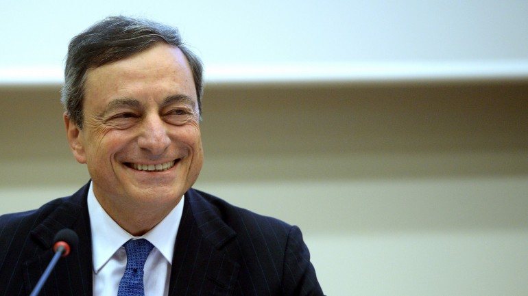 Mario Draghi, o presidente do Banco Central Europeu