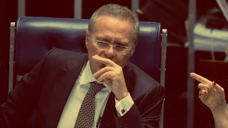 Renan Calheiros é o presidente do Senado brasileiro