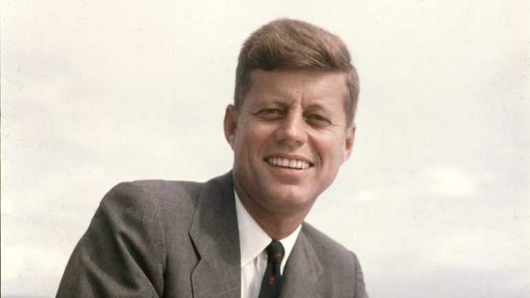 John F. Kennedy foi presidente dos Estados Unidos da América entre 1961 e 1963