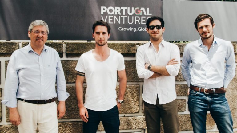 João Pereira (Portugal Ventures), Ricardo Santos (WAVE), Diogo Alves (Portugal Ventures), Manuel Pina (Uber)