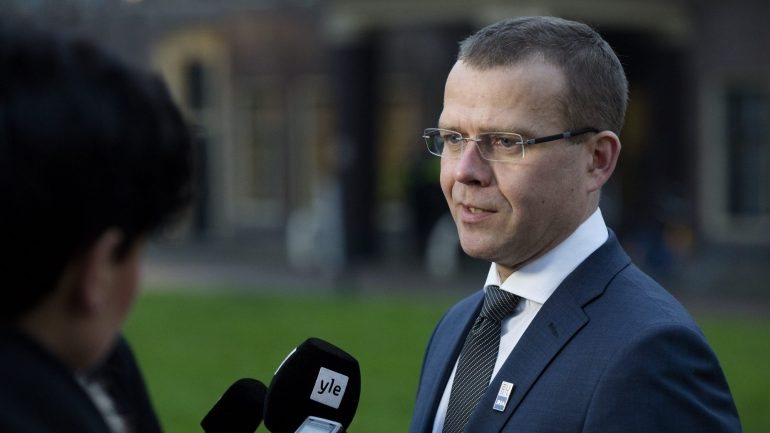 Petteri Orpo, ministro do Interior, que vai suceder a Alexander Stubb no partido e no governo