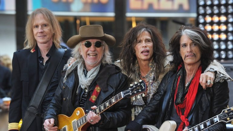Os Aerosmith estão juntos há mais de 45 anos e ainda mantém os membros fundadores