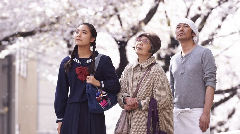 Os três protagonistas de &quot;Uma Pastelaria em Tóquio&quot;, da japonesa Naomi Kawase