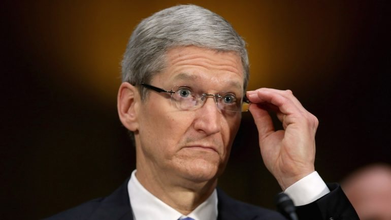 O presidente executivo da Apple, Tim Cook