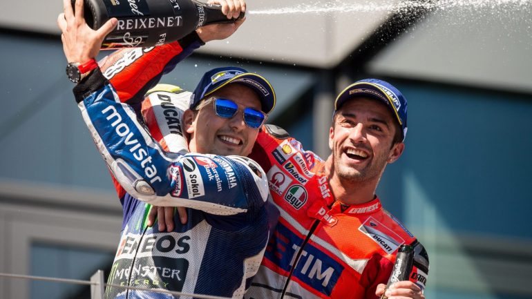 É a primeira vitória da Ducati desde 2010