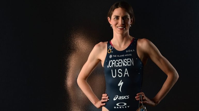 Gwen Jorgensen era contabilista na consultora  Ernst & Young quando foi convidada para fazer parte da equipa de triatlo dos EUA.