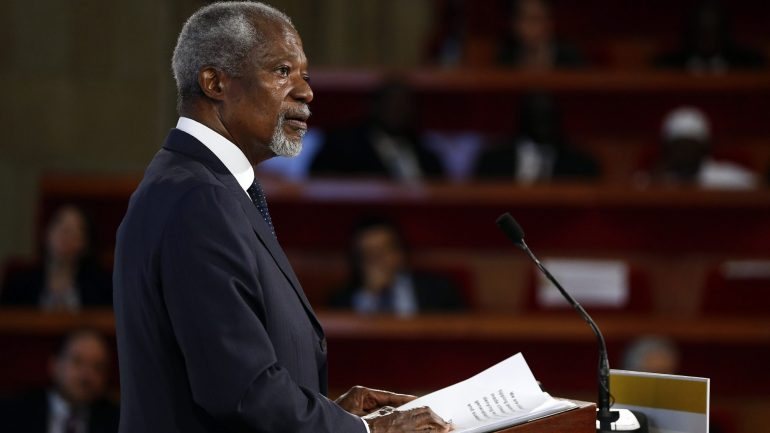 O ex-secretário-geral da ONU, Kofi Annan