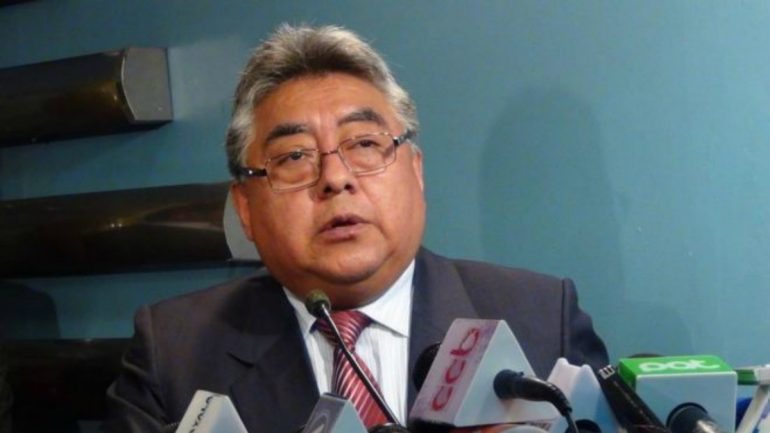 Carlos Romero, o ministro do interior da Bolívia