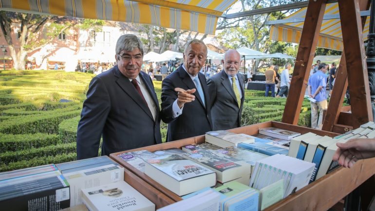 Marcelo Rebelo de Sousa esteve presente na inauguração oficial da Festa do Livro, esta quinta-feira