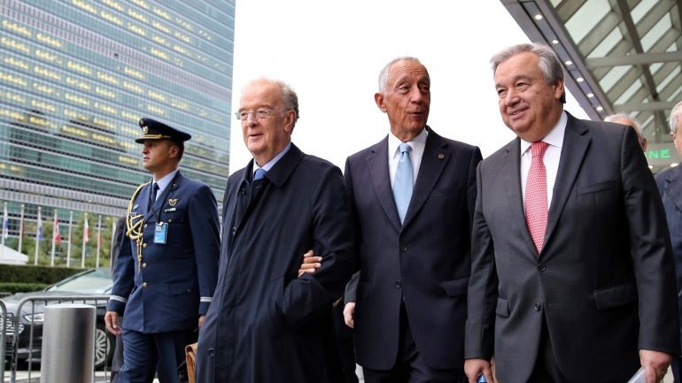 Jorge Sampaio acompanhou Marcelo Rebelo de Sousa em setembro numa visita a Nova Iorque, à Assembleia Geral da ONU