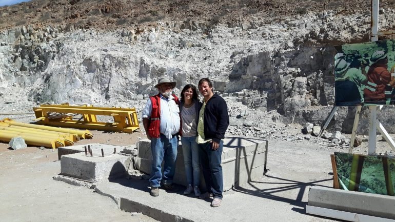 Visitámos a Mina de San José, de onde 33 mineiros foram resgatados em 2010. Jorge Galleguillos foi um deles.
