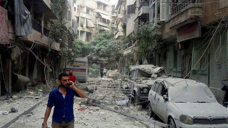 A guerra na Síria, com início em 2011, já provocou mais de 300.000 mortos