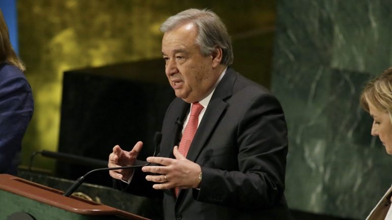 Esta será a primeira vez que o português se dirige diretamente aos 193 Estados-membros da ONU como próximo secretário-geral da organização
