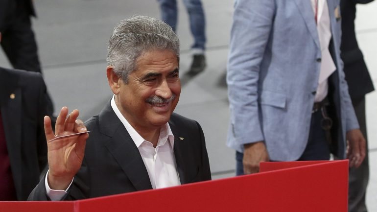 Luis Filipe Vieira já votou nas eleições para a presidência do Benfica, sendo o único candidato