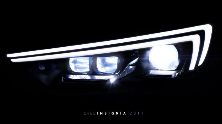 Iluminação máxima, automática e ainda mais eficaz: o novo Insignia vai materializar os faróis do visionário protótipo Opel Monza Concept