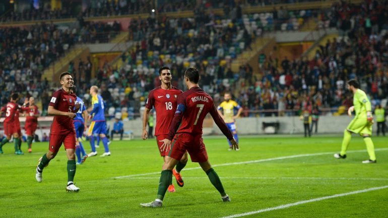 Ronaldo tem o hábito de marcar no Algarve, onde a seleção é invencível com nove vitórias e três empates