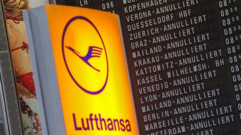 Greve de pilotos na Lufthansa