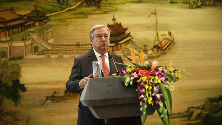 O antigo primeiro-ministro de Portugal enalteceu o contributo da China para a organização que dirigirá a partir do próximo ano.