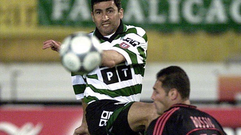 Acosta e Bossio, ao vivo e a cores: neste dia (29 Abril 2001), Acosta marca um golo e indica o caminho da vitória clara por 3-0 em Alvalade
