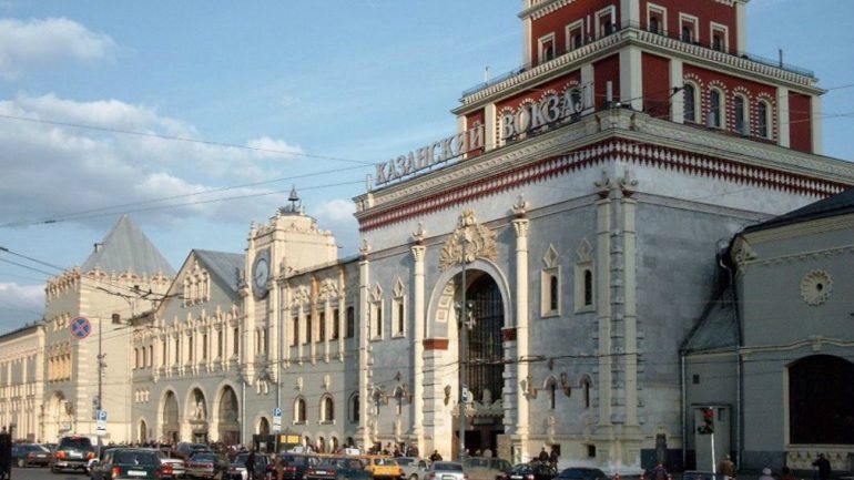 A estação de Kazansky, em Moscovo