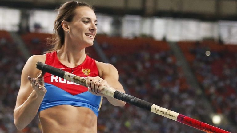 A saltadora de vara Yelena Isinbayeva foi banida dos jogos do Rio devido ao escândalo de doping