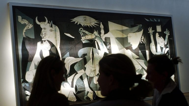 Picasso pediu para que o quadro só fosse devolvido a Espanha quando as liberdades públicas fossem restauradas nesse país