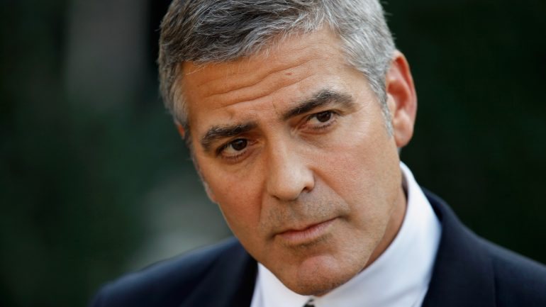 George Clooney falava durante um evento do documentário 'The White Helmets', que aborda o voluntariado na Síria