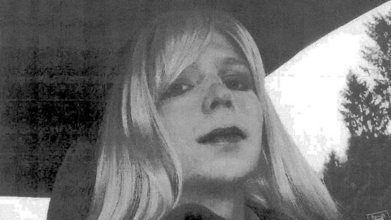 Chelsea Manning numa fotografia divulgada pelo exército dos EUA