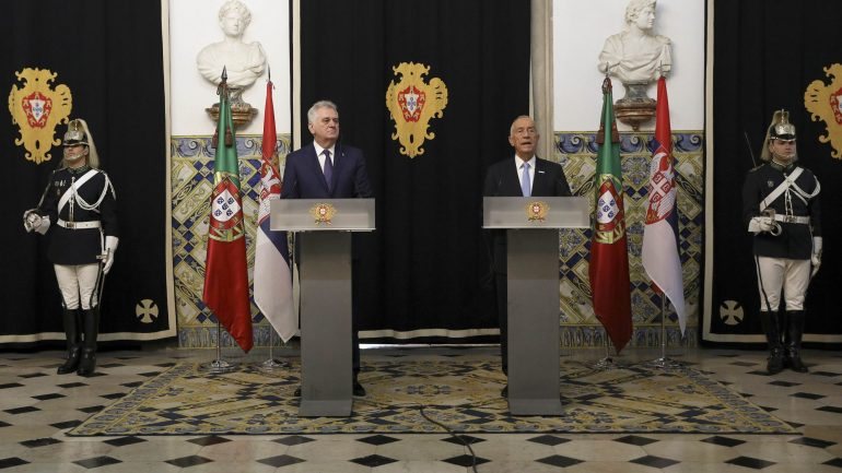 Marcelo Rebelo de Sousa referiu que Portugal e a Sérvia têm &quot;uma relação diplomática e de amizade de 135 anos&quot;