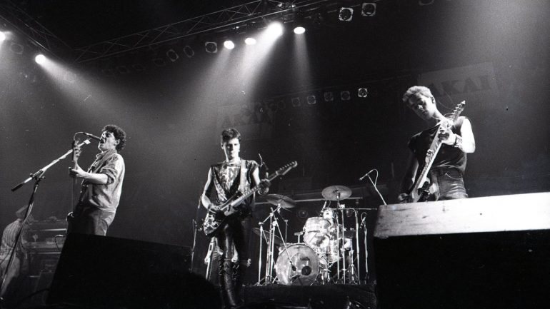 Os Xutos ao vivo em 1987