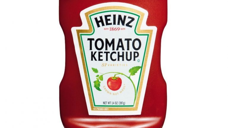 O ketchup Heinz é o produto mais conhecido do Grupo Kraft Heinz.