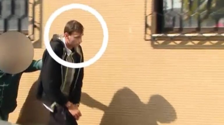Manuel Fernandes a chegar ao Tribunal de Viana do Castelo. Imagem retirada do vídeo do Correio da Manhã.