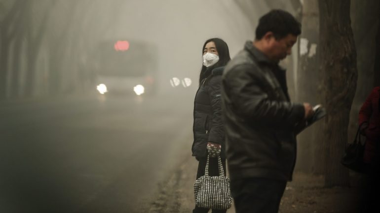 A China é um dos países mais afetados pela poluição do ar