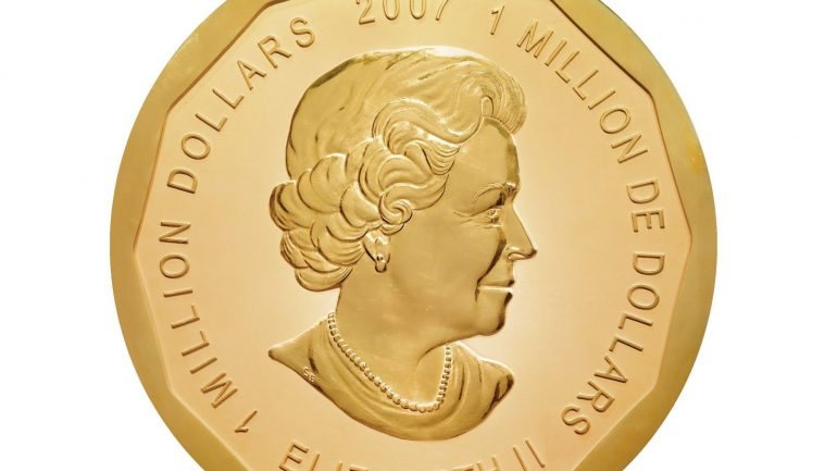 Esta peça foi incluída no livro do Guiness em 2008 como a maior moeda de ouro do mundo