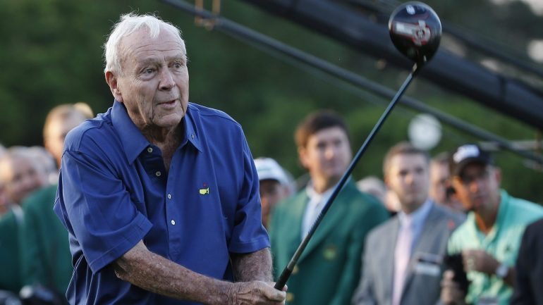 Arnold Palmer, o Rei do golfe que ganhou sete Majors entre 62 troféus, teve também licença de aviação durante 50 anos