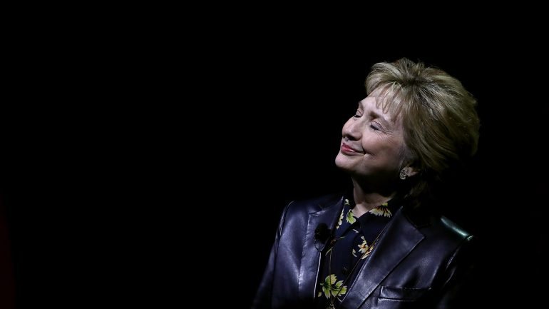 Hillary Clinton discursou esta terça-feira, em São Francisco, perante uma plateia de 3.500 gestoras e empresárias
