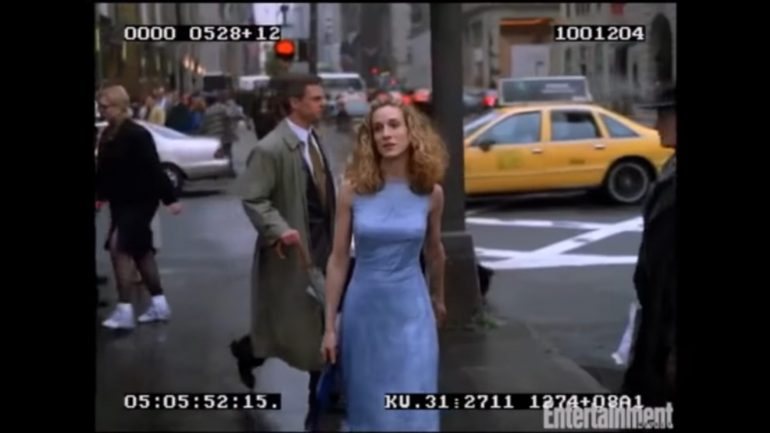 As filmagens foram feitas na Quinta Avenida, em 1998