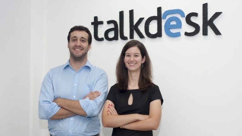 Tiago Paiva e Cristina Fonseca, que deixou a empresa em fevereiro de 2016, fundaram a Talkdesk em 2011