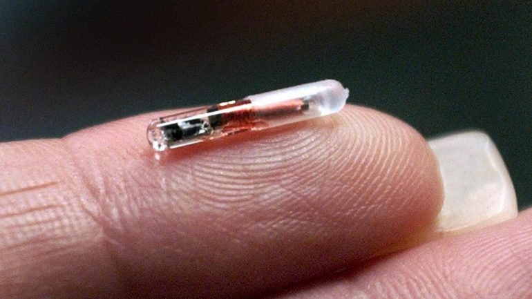 Imagem genérica de um microchip
