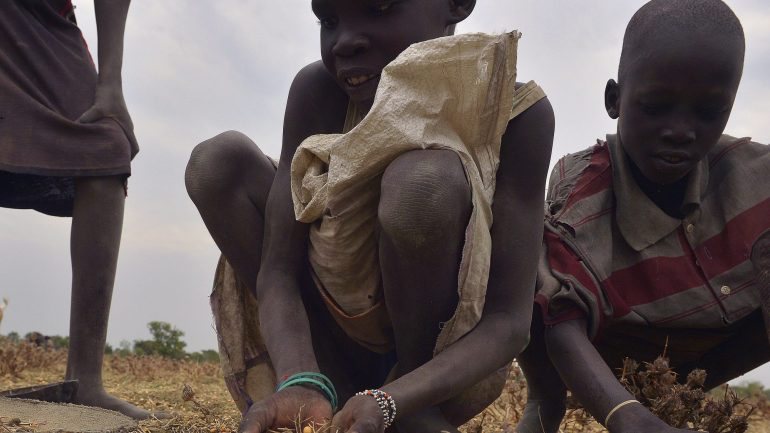 Três em cada quatro crianças sul-sudanesas não vão à escola