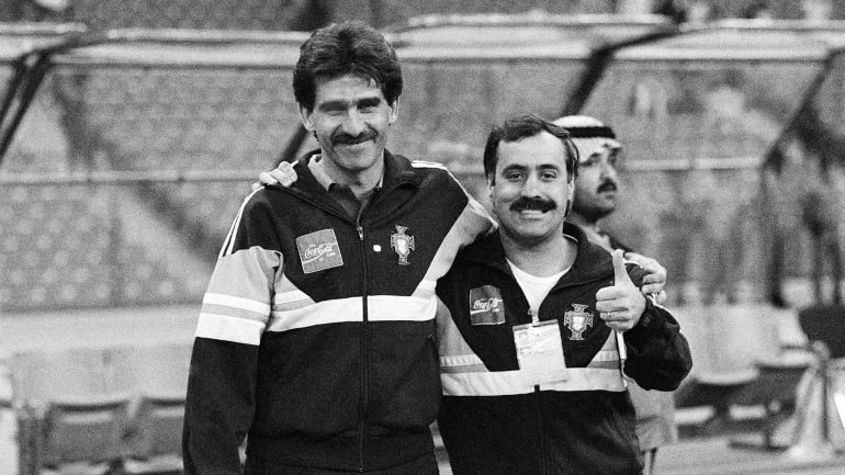 Carlos Queiroz e Nelo Vingada, a dupla que comandou Portugal aos títulos mundiais de 1989 e 1991